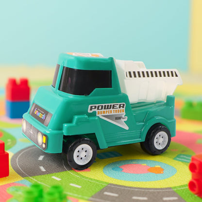 Funwoods Kids Power Dumper Truck Toy Friction Powered Construction Dump Truck Toy 1 Pc