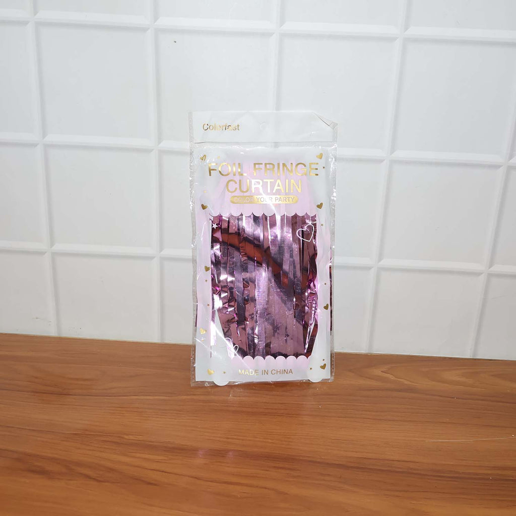 Decorative Foil Fringe Curtain for Birthday & Party Decoration