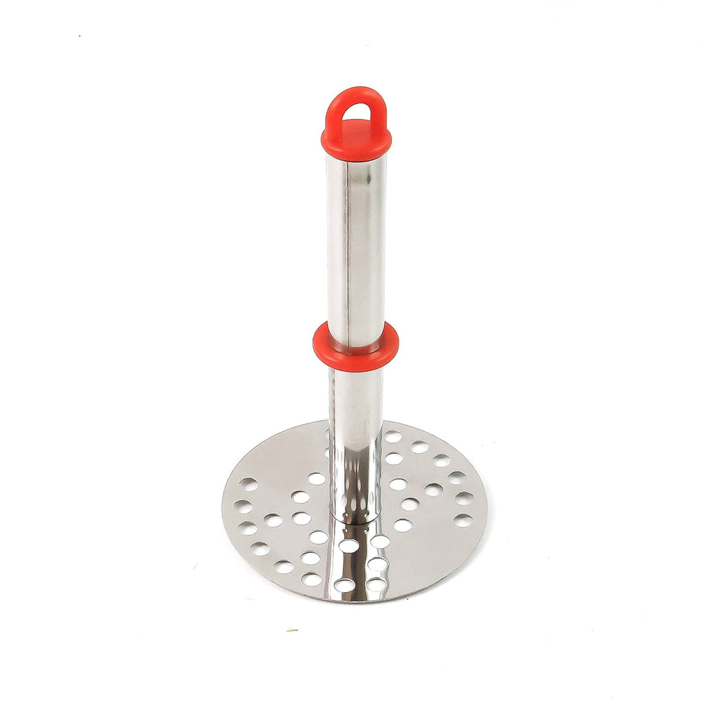 Stainless Steel Potato Masher with Ergonomic Handle (17cm / 1 Pc)