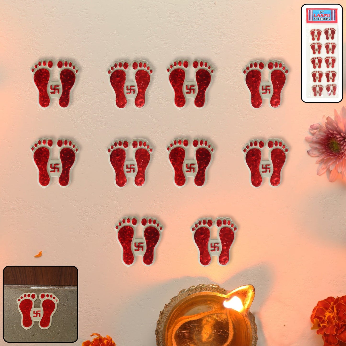 Shubh Laxmi Paad Sticker