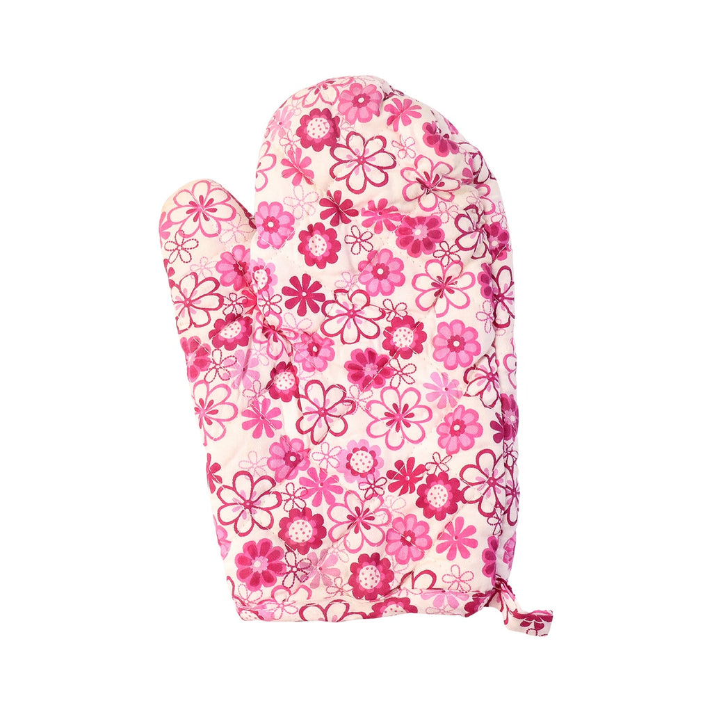 Designer Multicoloured Oven Mitt and Pot Holder (24 Cm)