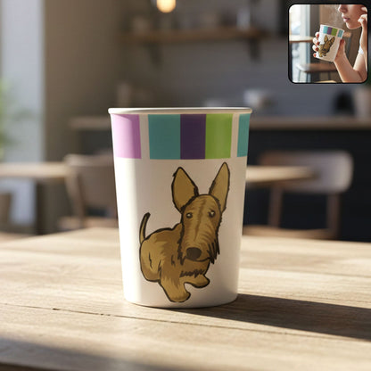Cute Cartoon Melamine Drinking Glass (Approx 250ML / 1 Pc)