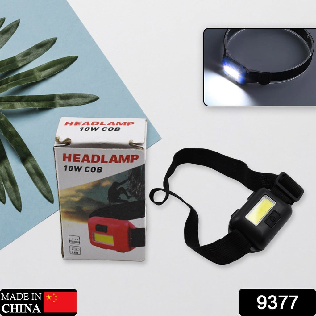 10W COB Waterproof Headlamp – Portable Lantern for Camping, Hiking (1 Pc)