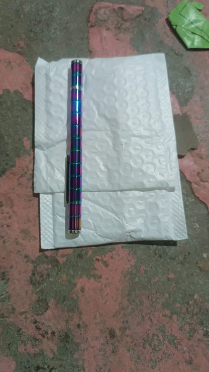 Magnetic Metal Writing Pen with Fidget Spinner Function - 1 Pc