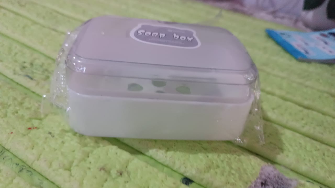 Plastic Soap Dish, Plastic Self Draining Soap Holder ,Sabudani (1 Pc / Mix Color)