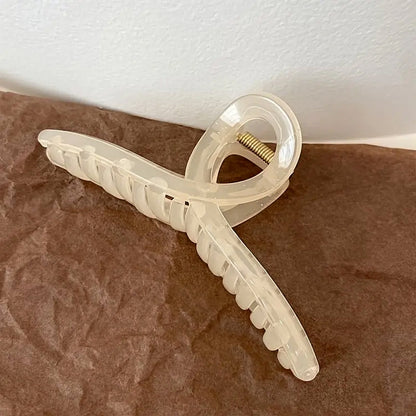Big Plastic Hair Claw Clips Strong Clips (1 Pc / Mix Color), Hair accessories
