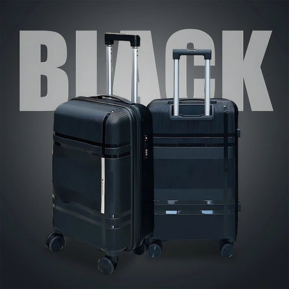 Mix Color Hard-Shell Luggage Trolley 4-Pc (set)